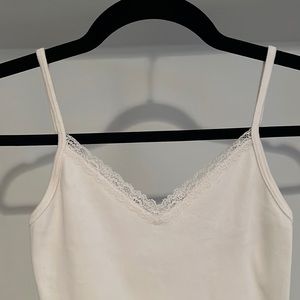 Brandy Melville White Lace Cami